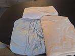Set van 3 hoeslakens in jersey, tweepersoonsbed, Huis en Inrichting, Slaapkamer | Beddengoed, Ophalen, Gebruikt, Overige kleuren