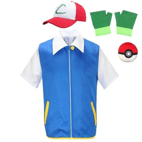 Pokemon Ash kostuum voor kids - Verschillende maten, Kinderen en Baby's, Carnavalskleding en Verkleedspullen, Nieuw, Jongen of Meisje