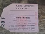 Voetbalticket Lokeren, Ophalen of Verzenden, Gebruikt