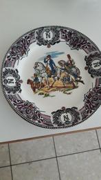 Plaat napoleon slag bij wagram 1809, Antiek en Kunst, Antiek | Wandborden en Tegels, Ophalen