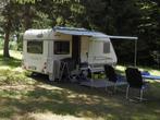 caravan Beyerland Sprinter FB 450 met voortent en uitrusting, Caravans en Kamperen, Frans bed, 750 - 1000 kg, Particulier, Beyerland