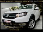 DACIA SANDERO STEPWAY 0.9 ESSENCE 90 ‼️GARANTIE 1 AN CTOK‼️, Zwart, Wit, 115 g/km, 5 deurs