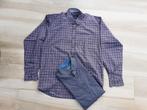 Lot: 2 mooie hemden L. mouwen maat 39/40 *For Men* Slim Fit*, Kleding | Heren, Blauw, For Men, Ophalen of Verzenden, Halswijdte 39/40 (M)