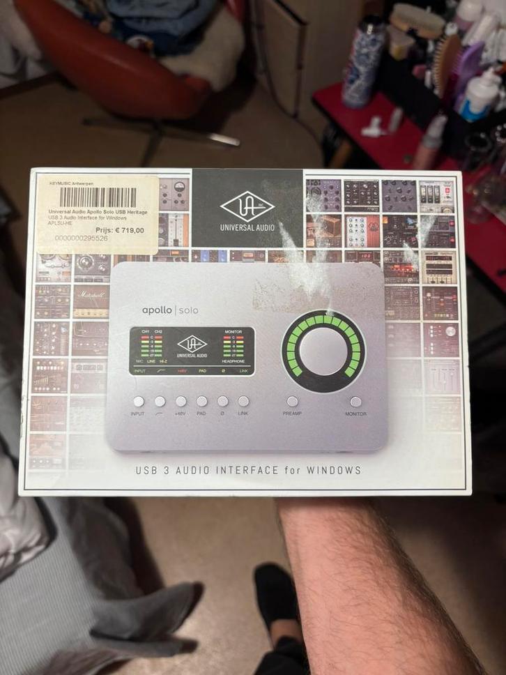 NIEUW Universal Audio Apollo Solo USB Heritage, TV, Hi-fi & Vidéo, Appareils professionnels, Neuf, Audio, Enlèvement