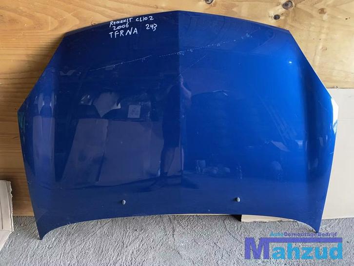 2006 RENAULT CLIO 2 BLAUW TFRNA Motorkap, Auto-onderdelen, Carrosserie, Motorkap, Renault, Gebruikt