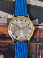 Vintage horloge Sapho, Swiss 21 rubis goldplated, Handtassen en Accessoires, Horloges | Antiek, Overige merken, Staal, Verzenden