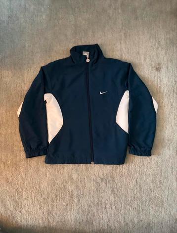 Nieuwe vintage nike jas donkerblauw/wit - maat S beschikbaar voor biedingen