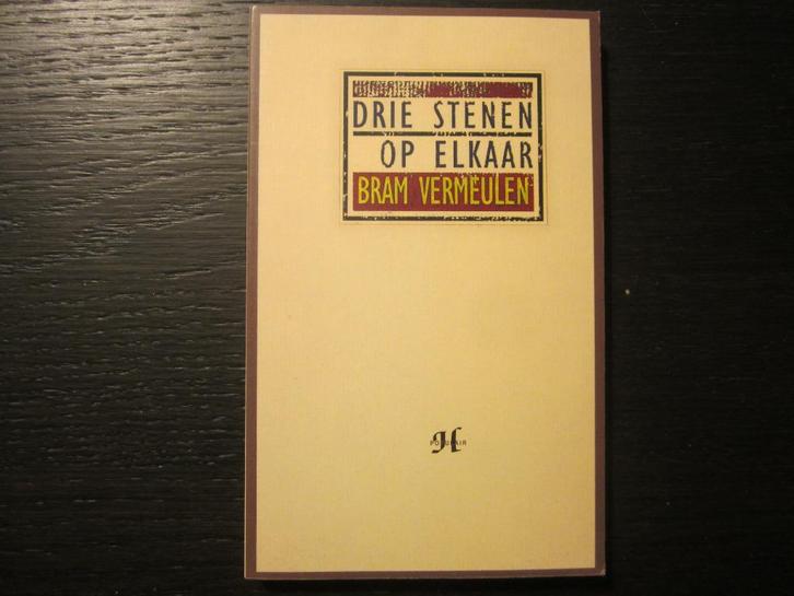 Drie stenen op elkaar  -Bram Vermeulen-, Boeken, Literatuur, Ophalen of Verzenden