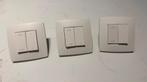 3x Rolluikschakelaars NIKO / wit / 101-65900, Doe-het-zelf en Bouw, Ophalen of Verzenden, Zo goed als nieuw, Schakelaar