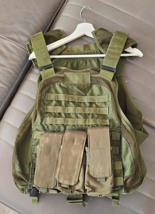 Gilet tactique militaire modulable - couleur OD (olive drab), Verzamelen, Militaria | Algemeen, Ophalen of Verzenden