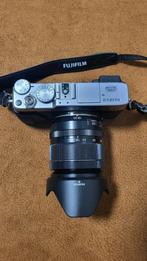 Fujifilm X-E1 + XF 18-55mm F2.8-4 R LM OIS Zilver, als nieuw, Ophalen of Verzenden, Zo goed als nieuw, Compact, Fuji