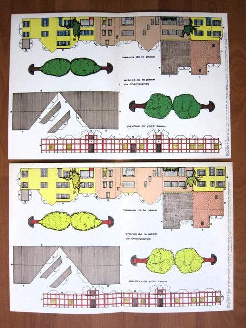 Suppl. Spirou 2126 : Décors village Spirou - 2 versions, Boeken, Stripverhalen, Zo goed als nieuw, Meerdere stripboeken, Ophalen of Verzenden