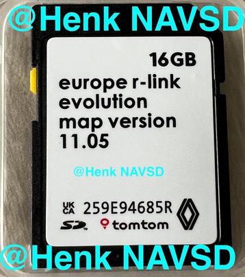 Renault R-Link SD kaart 11.05 Europa update 2023-2024
