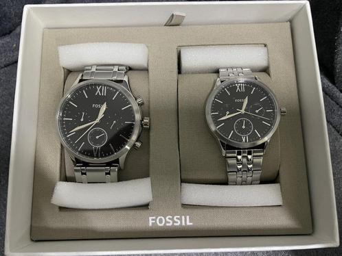 Coffret montre Fossil neuves femme & homme, Handtassen en Accessoires, Horloges | Dames, Nieuw, Polshorloge, Fossil, Staal, Staal