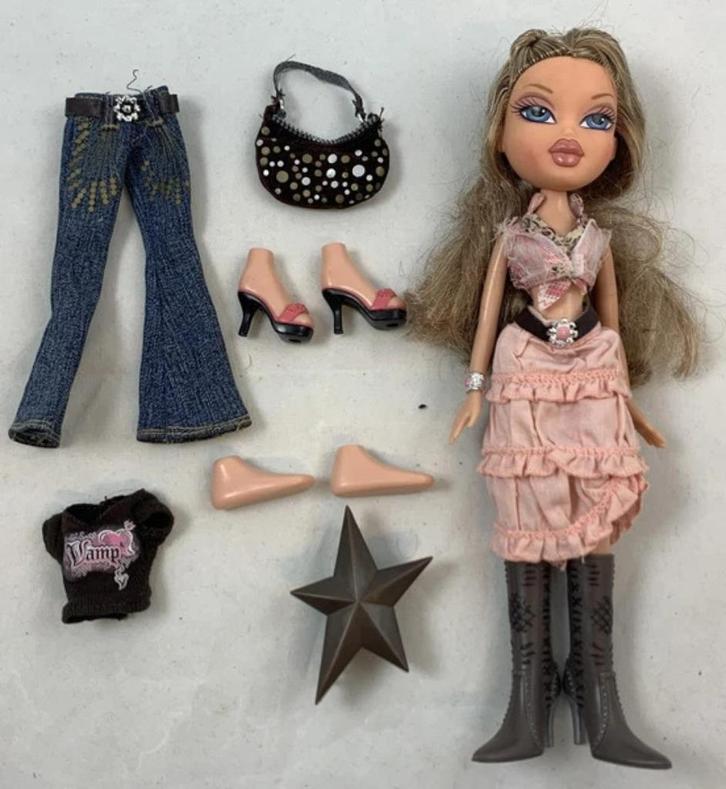 Bratz Cloe Wild Wild West pop Rodeo MGA 2006 vintage, Verzamelen, Poppen, Zo goed als nieuw, Pop, Verzenden