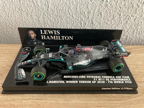 Lewis Hamilton 1:43 Winner Turkish GP 2020 World Champion, Verzamelen, Automerken, Motoren en Formule 1, Nieuw, Formule 1, Ophalen of Verzenden