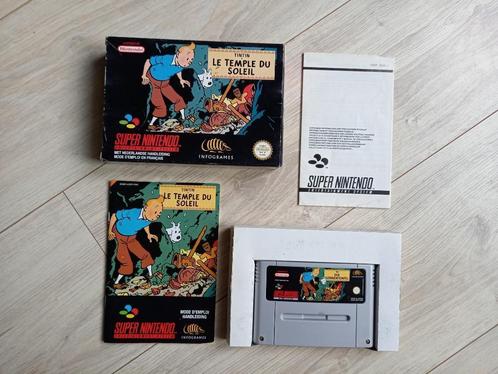 Tintin et le Temple du Soleil en coffret complet (CIB) pour, Consoles de jeu & Jeux vidéo, Jeux | Nintendo Super NES, Comme neuf