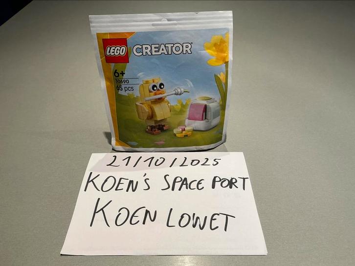 Lego Holiday 30690 Paasei schilderen met kuiken, Kinderen en Baby's, Speelgoed | Duplo en Lego, Nieuw, Lego, Complete set, Ophalen of Verzenden