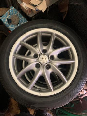 Originele 19” Porsche Cayenne velgen met goede banden beschikbaar voor biedingen