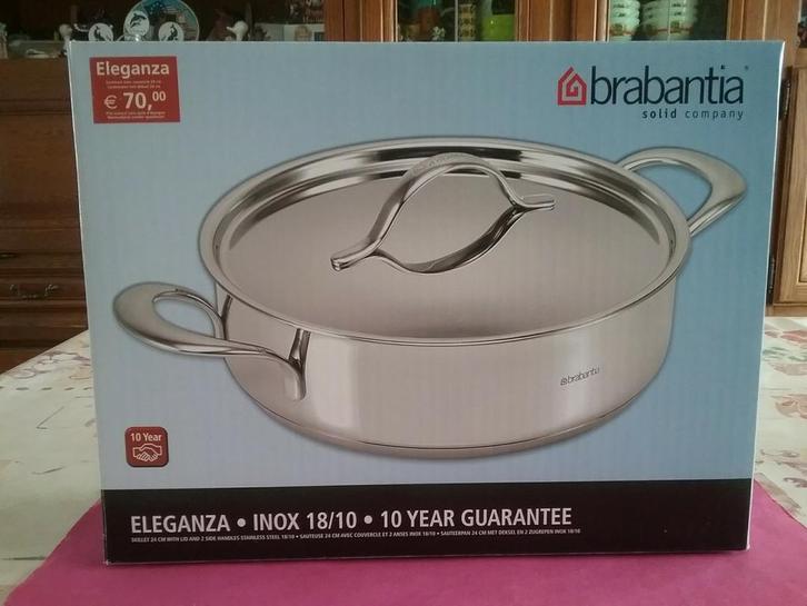 Brabantia Sauteerpan, Huis en Inrichting, Keuken | Potten en Pannen, Nieuw, Inox, Ophalen