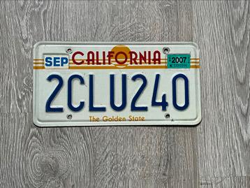 California nummerplaat 