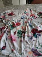 Fleurige longsleeves m44 Elly en Yvonne, Kleding | Dames, T-shirts, Verzenden, Wit, Maat 42/44 (L), Lange mouw