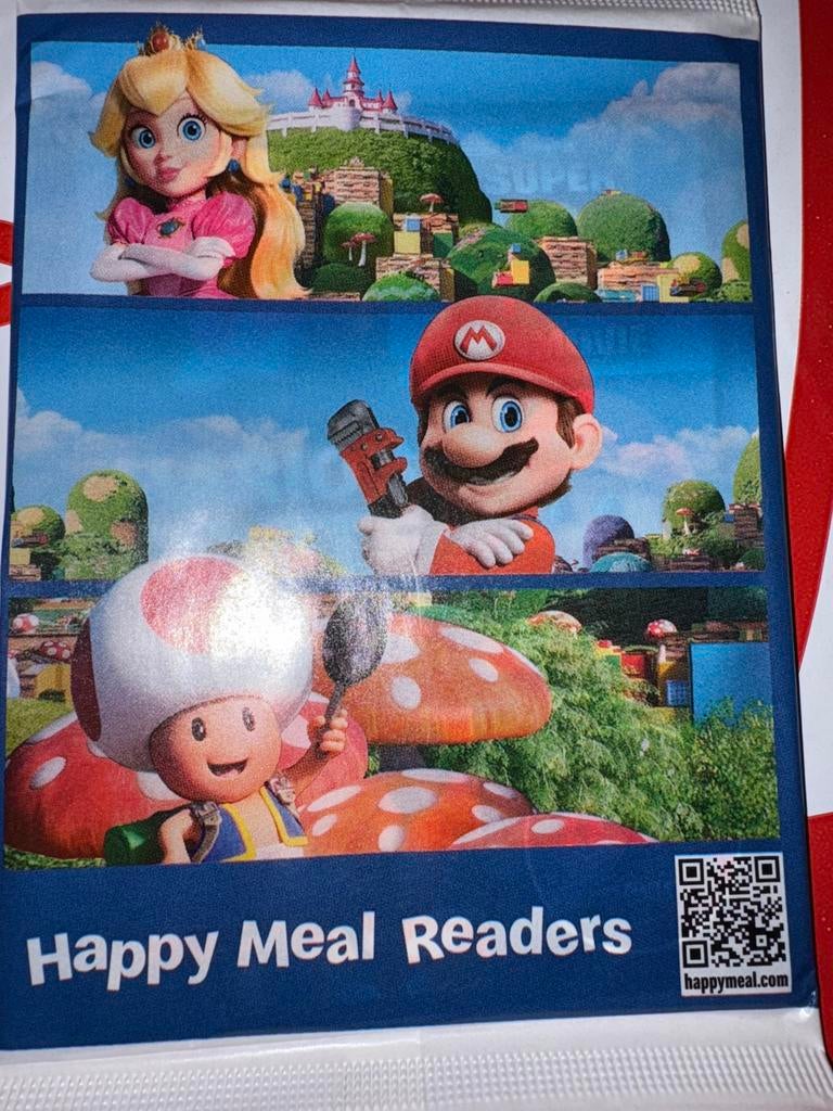 Mcdonalds mario happy meal reader, Collections, Actions de supermarché, Enlèvement