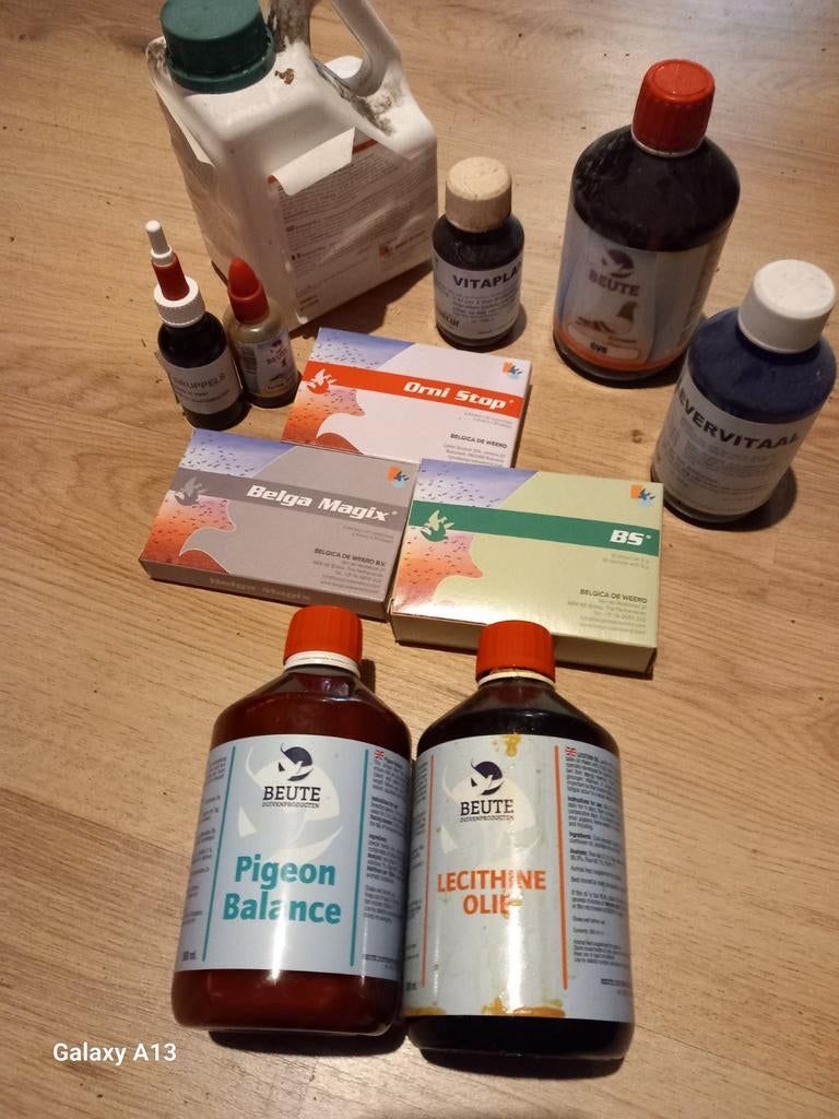 Medicatie en suplimenten voor duiven