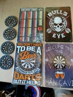 Set dartspijlen met borden en onderleggers, Sport en Fitness, Darts, Ophalen, Pijlen