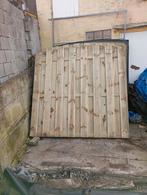 180cm gebogen tuinscherm, Enlèvement ou Envoi, Bois