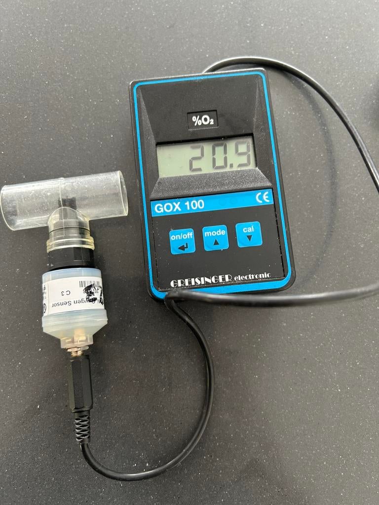 Zuurstof analyser, Ophalen of Verzenden, Zo goed als nieuw