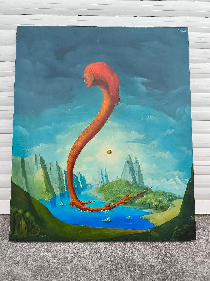 Huile sur panneau l amour maternel signe carl prevot, Antiquités & Art, Art | Peinture | Classique, Enlèvement ou Envoi