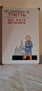 Assiette en émail Tintin au pays des Soviets, Enlèvement ou Envoi