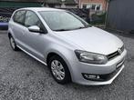 Vw Polo 1.4i, 2014, 122.000km, Airco,5Dr, Pdc + 12m Garantie, Achat, Entreprise, Entretenue par le concessionnaire, Noir