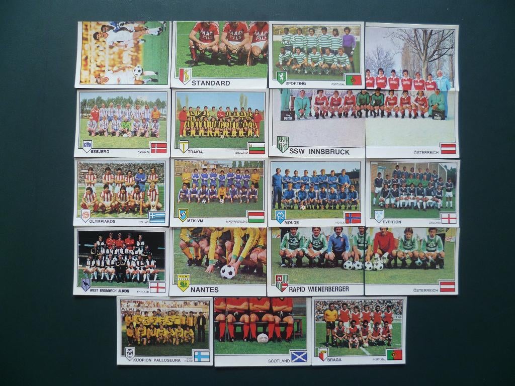 Panini Euro Football 79 stickers plaatjes voetbal 1979 x 19, Collections, Enlèvement ou Envoi, Comme neuf