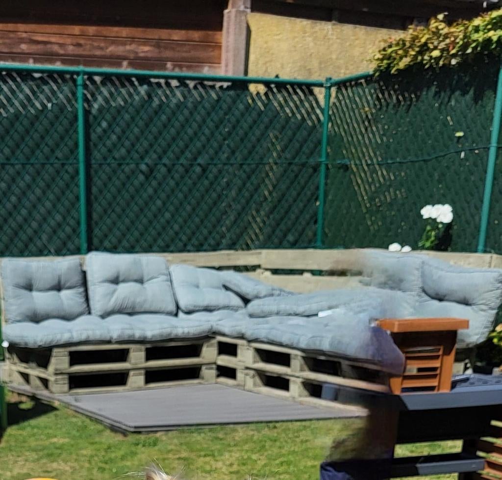 Palletkussens, Ophalen