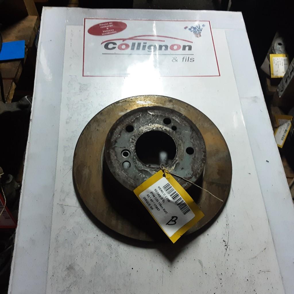 REMSCHIJF ACHTER Mercedes-Benz C (W203) (01-2000/02-2007), Gebruikt, Mercedes-Benz, Mevr. I. Hauben, Rue de l'Espoir 34 34
4030  GRIVEGNÉE, BE