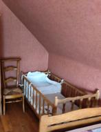 Kinderbedje, ledikant in eikenhout, Ophalen