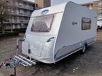 Caravan caravelair 400 Antares  voortent  fietsendrager, Vast bed, Schokbreker, Particulier, 4 tot 5 meter