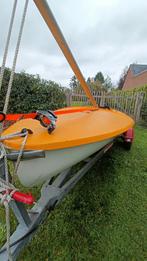 zeilboot incl trailer: Premia de mar Estel 1976, Watersport en Boten, Ophalen, Gebruikt, Elektrisch