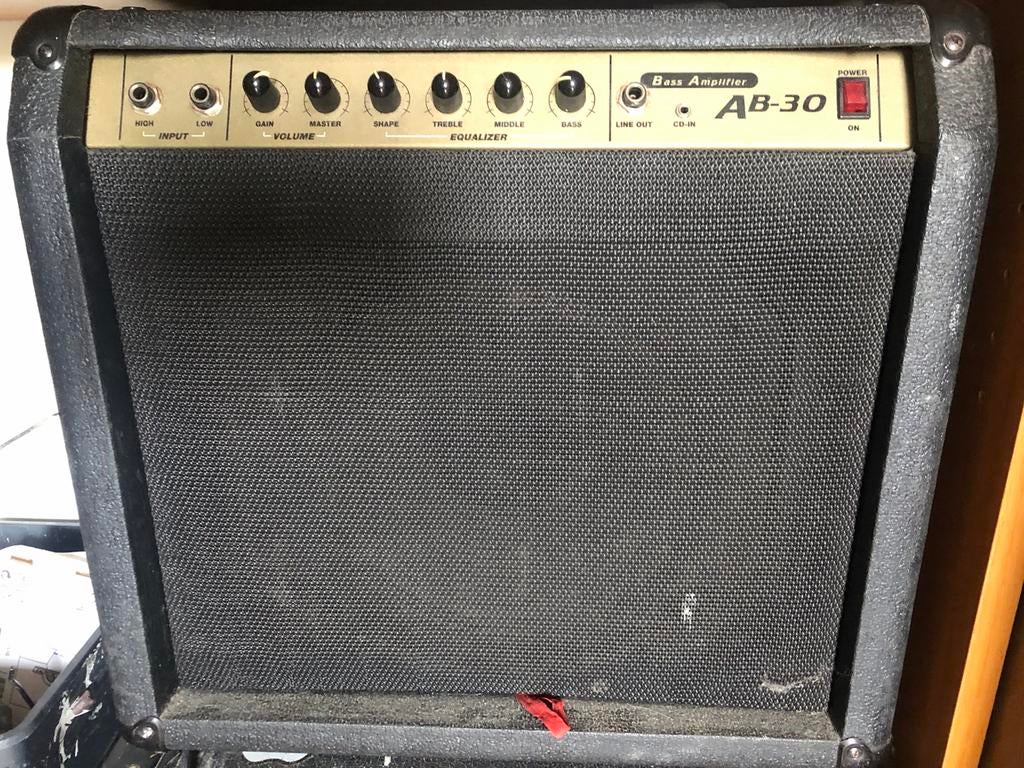 Bass ampli AB-30, Ophalen, Gebruikt