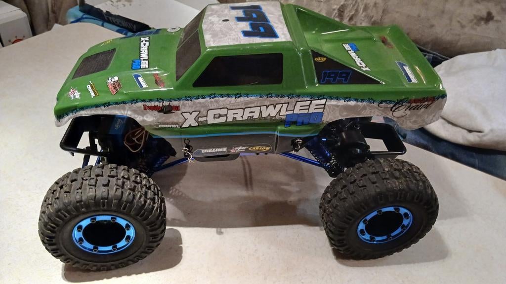 Crawler 4X4 RTR châssis alu état neuf, Hobby en Vrije tijd, Modelbouw | Radiografisch | Auto's, Ophalen