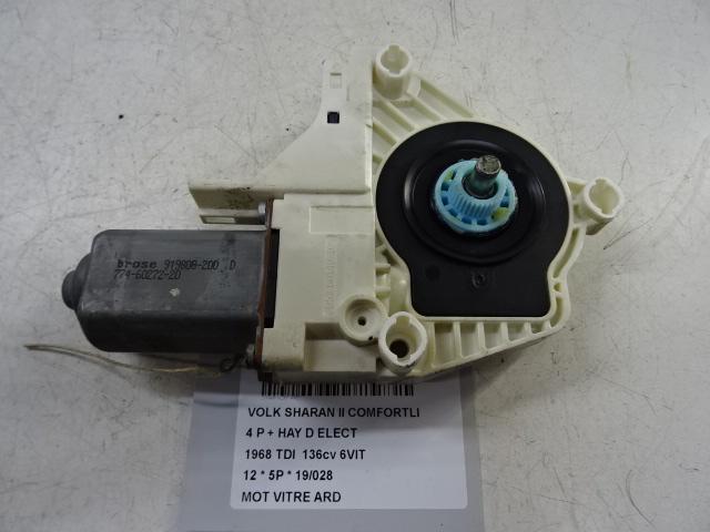MOTEUR LEVE VITRE ELECTRIQUE ARRIÈRE DROIT Sharan (7N), Autos : Pièces & Accessoires, Carrosserie & Tôlerie, Volkswagen, Arrière
