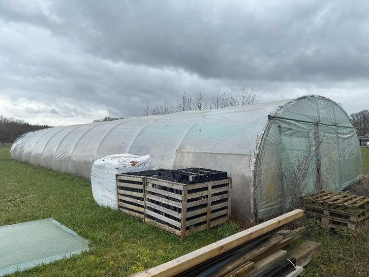 Filclair boogserre RK7, Tuin en Terras, Kassen, Gebruikt, Kweekkas, Staal, Folie, Ophalen