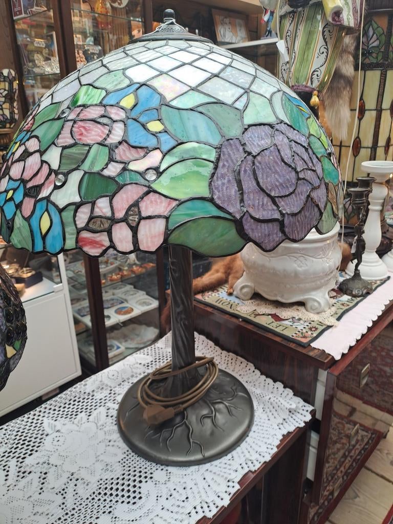 Tiffany lamp groot, Ophalen