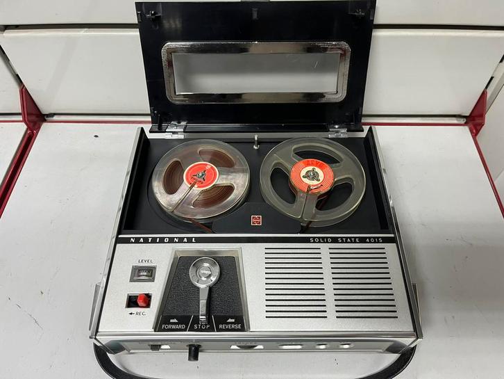 Vintage National Solid State 401S -70s bandrecorder, Audio, Tv en Foto, Bandrecorder, Bandrecorder, Ophalen of Verzenden