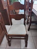 6 Massief eiken stoelen, Huis en Inrichting, Stoelen, Ophalen
