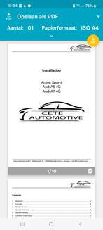 Soundbox pour Audi A6/A7.4G, Enlèvement