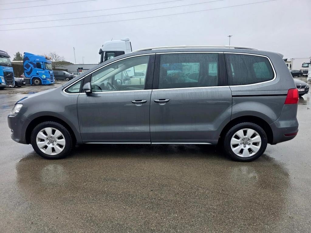 Volkswagen Sharan 2.0Tdi automatique 7 zitplaatsen, Auto's, Volkswagen, Automaat, Euro 5, Monovolume, Zwart