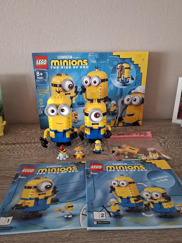 Lego set nr 75551 Minions and Their Lair, Gebruikt, Overige thema's, Lego, Ophalen of Verzenden